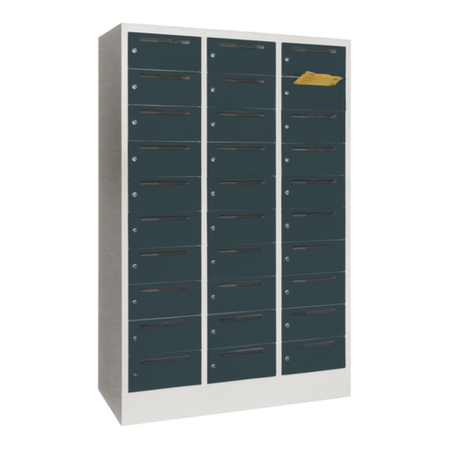 PAVOY Armoire de distribution du courrier Basis, 30 compartiments