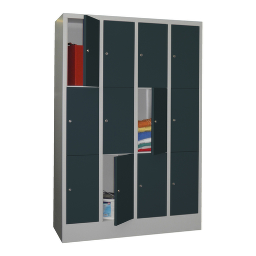 PAVOY armoire multicases Basis, 12 compartiments