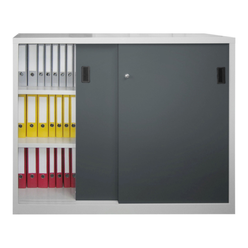 PAVOY Armoire à portes coulissantes pour bureau Basis