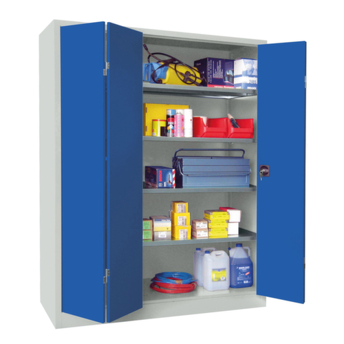 PAVOY Armoire à portes pliantes grand espace Basis en tôle d'acier