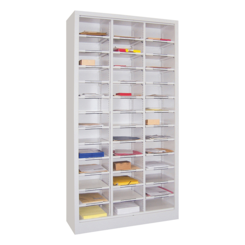 PAVOY Étagère postale / de tri Basis, largeur 1000 mm, 39 compartiments