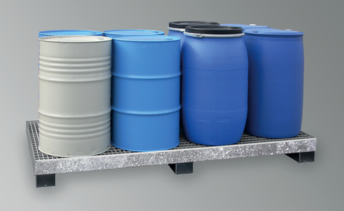 Lacont Bac de rétention ,pour fût 8 x 200 litres