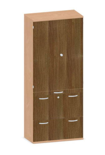 Gera Armoire combinée Pro, 3 hauteurs des classeurs