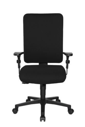Topstar Siège de bureau pivotant Open X (P) avec dossier capitonné laminé, noir