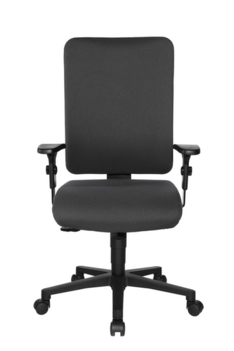 Topstar Siège de bureau pivotant Open X (P) avec dossier capitonné laminé, anthracite