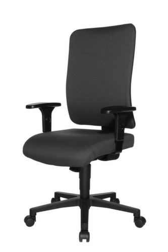 Topstar Siège de bureau pivotant Open X (P) avec dossier capitonné laminé, anthracite