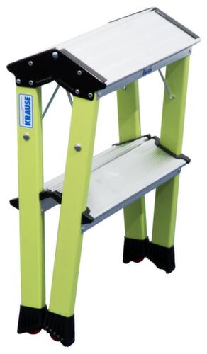 Krause Marchepied pliant sur roulettes Monto® Rolly®, aluminium, vert