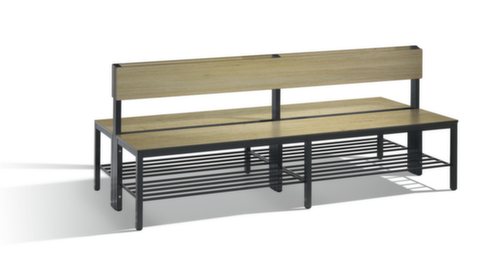 C+P Banc vestiaire Basic Plus pour milieu humide