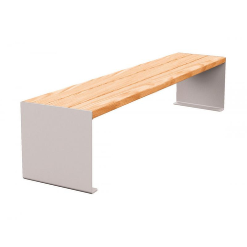 Banc Kube avec piètement à panneaux