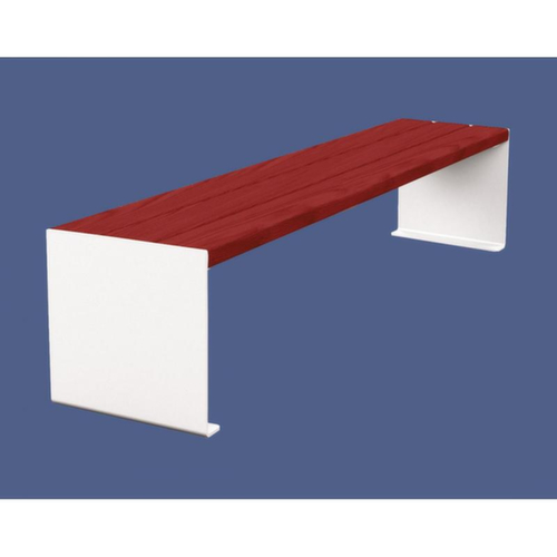 Banc Kube avec piètement à panneaux