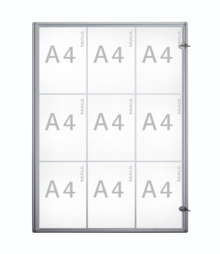 MAUL Vitrine d'affichage plate MAULextraslim pour l'intérieur