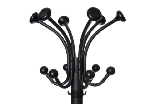 MAUL Portemanteau robuste MAULnubis avec porte-parapluies, avec 6/6/4 crochets, noir mat