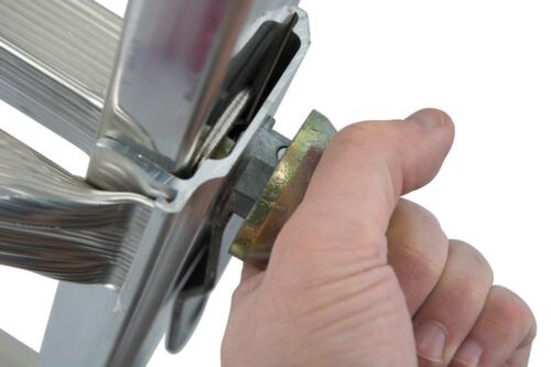 Krause Échelle télescopique polyvalente en quatre parties STABILO® Professional, 4 x 5 échelons profilés