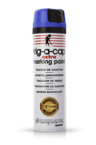 a.m.p.e.r.e. Aérosol de marquage trig-a-cap EXTRA, bleu