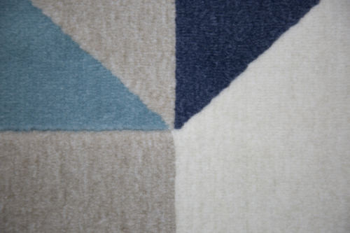 Paperflow Tapis clair Canvas en fil multicolore