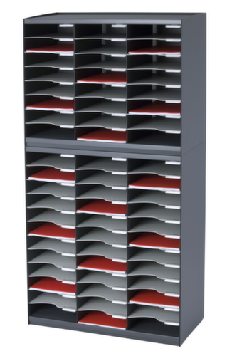 Paperflow Station de tri empilable, hauteur x largeur x profondeur 548 x 674 x 308 mm