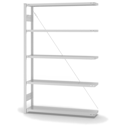 hofe système de rayonnages sans vis de conception standard, hauteur x largeur x profondeur 2000 x 1310 x 335 mm, 5 tablettes