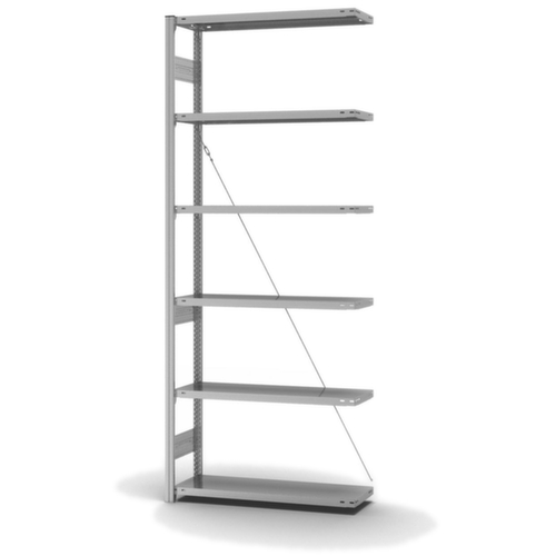 hofe Système de rayonnages sans vis dans une construction mi-lourde, hauteur x largeur x profondeur 2500 x 1010 x 335 mm, 6 tablettes