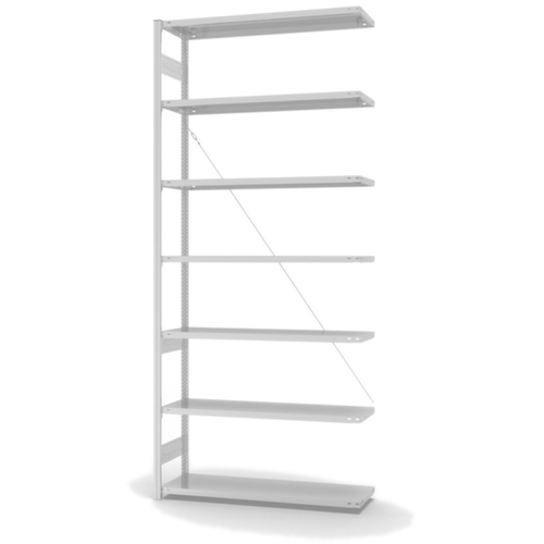 hofe Système de rayonnages sans vis dans une construction mi-lourde, hauteur x largeur x profondeur 3000 x 1310 x 435 mm, 7 tablettes