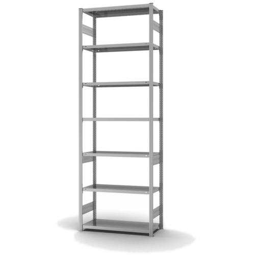 hofe Rayonnage à traverses type standard, hauteur x largeur x profondeur 3000 x 1060 x 435 mm, 7 tablettes