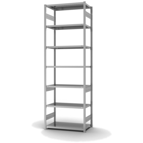 hofe Rayonnage à traverses type standard, hauteur x largeur x profondeur 3000 x 1060 x 535 mm, 7 tablettes