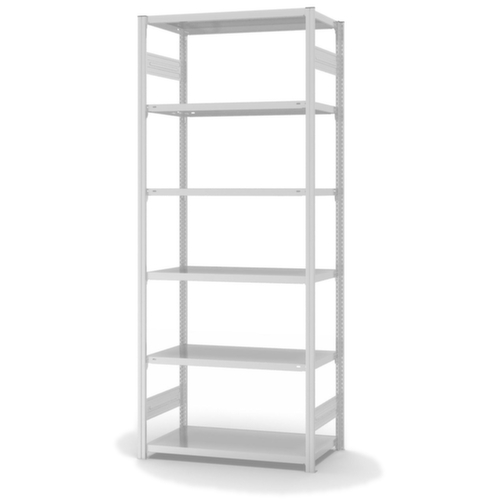 hofe Rayonnage à traverses type standard, hauteur x largeur x profondeur 2500 x 1060 x 535 mm, 6 tablettes
