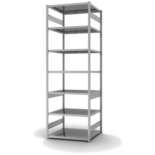 hofe Rayonnage à traverses type standard, hauteur x largeur x profondeur 3000 x 1060 x 835 mm, 7 tablettes