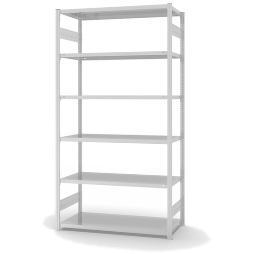 hofe Rayonnage à traverses type standard, hauteur x largeur x profondeur 2500 x 1360 x 635 mm, 6 tablettes