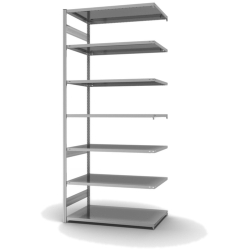 hofe Rayonnage à traverses type standard, hauteur x largeur x profondeur 3000 x 1310 x 835 mm, 7 tablettes