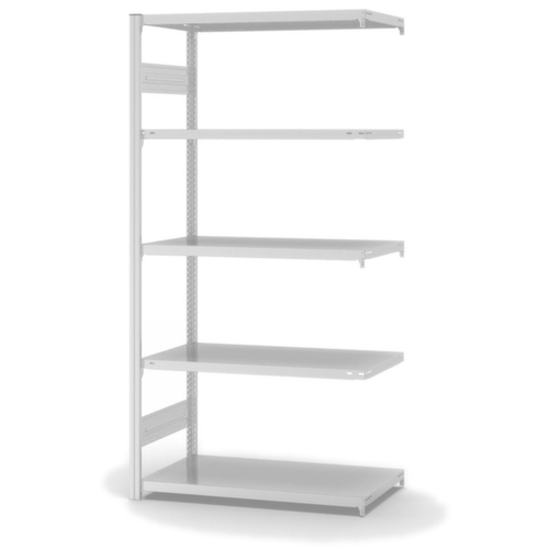 hofe Rayonnages enhofe treillis dans les constructions mi-lourdes, hauteur x largeur x profondeur 2000 x 1010 x 535 mm, 5 tablettes