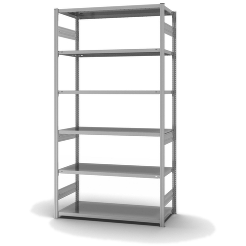hofe Rayonnages enhofe treillis dans les constructions mi-lourdes, hauteur x largeur x profondeur 2500 x 1360 x 635 mm, 6 tablettes