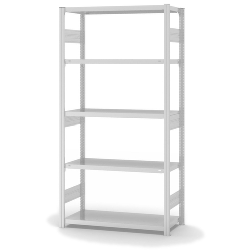 hofe Rayonnages en treillis dans la construction lourde, hauteur x largeur x profondeur 2000 x 1060 x 435 mm, 5 tablettes