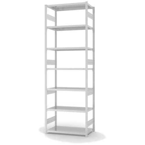 hofe Rayonnages en treillis dans la construction lourde, hauteur x largeur x profondeur 3000 x 1060 x 535 mm, 7 tablettes