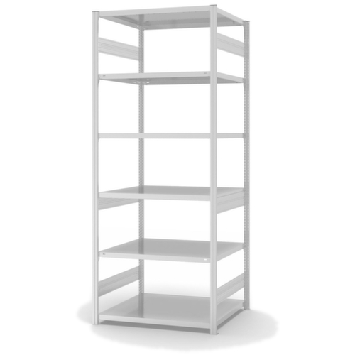 hofe Rayonnages en treillis dans la construction lourde, hauteur x largeur x profondeur 2500 x 1060 x 835 mm, 6 tablettes