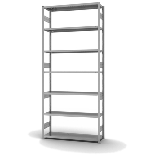 hofe Rayonnages en treillis dans la construction lourde, hauteur x largeur x profondeur 3000 x 1360 x 435 mm, 7 tablettes