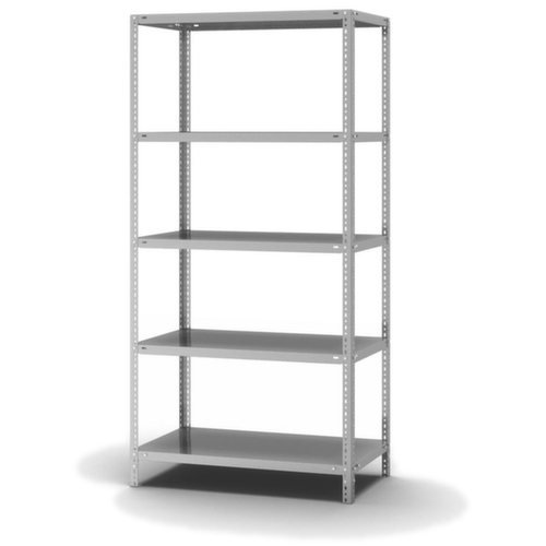 hofe Etagère à visser, 5 tablettes, avec revêtement en zinc anti-corrosion