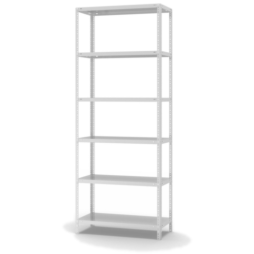 hofe Etagère à visser, 6 tablettes, RAL7035 gris clair