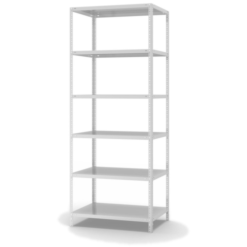 hofe Etagère à visser, 6 tablettes, RAL7035 gris clair