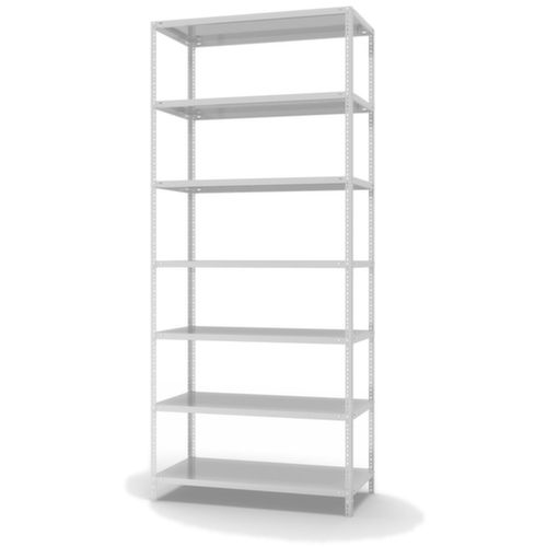 hofe Etagère à visser, 7 tablettes, RAL7035 gris clair