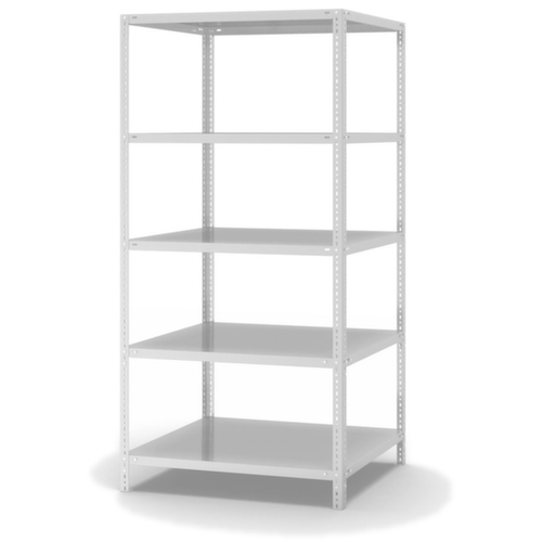 hofe Etagère à visser, 5 tablettes, RAL7035 gris clair
