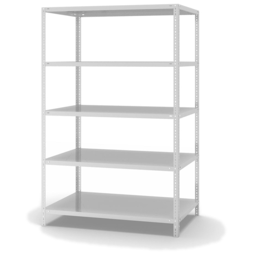 hofe Etagère à visser, 5 tablettes, RAL7035 gris clair