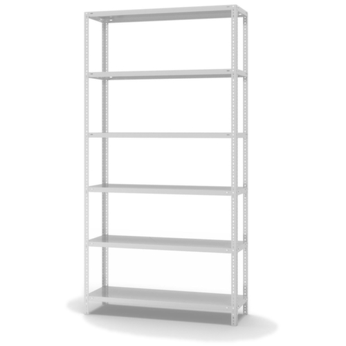 hofe Etagère à visser, 6 tablettes, RAL7035 gris clair