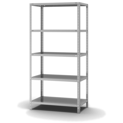 hofe Etagère à visser, 5 tablettes, avec revêtement en zinc anti-corrosion