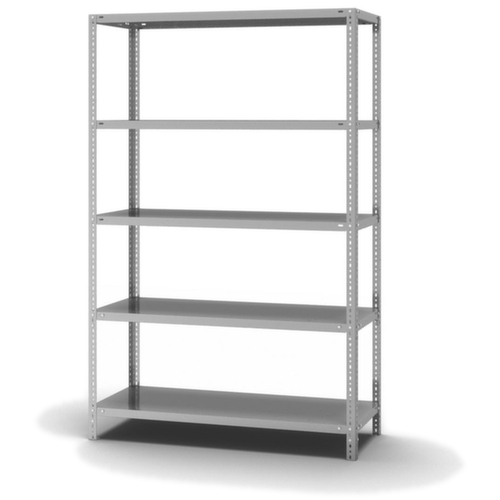 hofe Etagère à visser, 5 tablettes, avec revêtement en zinc anti-corrosion