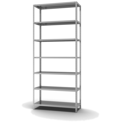 hofe Etagère à visser, 7 tablettes, avec revêtement en zinc anti-corrosion