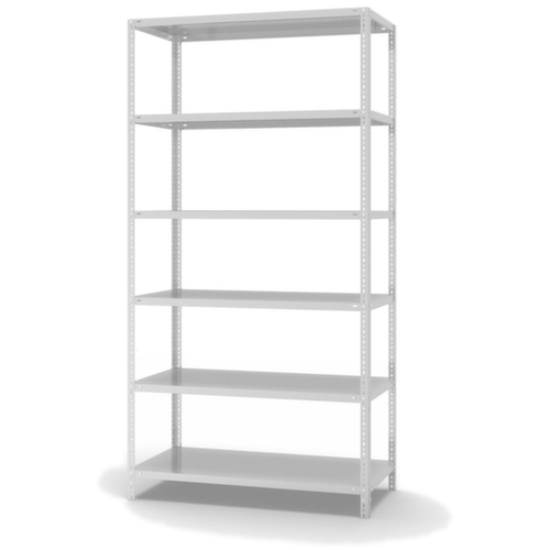 hofe Etagère à visser, 6 tablettes, RAL7035 gris clair