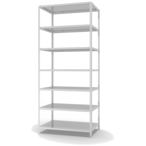 hofe Etagère à visser, 7 tablettes, RAL7035 gris clair