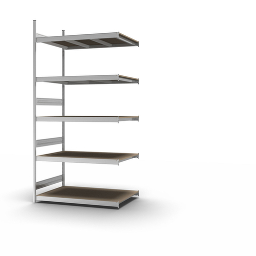 hofe Rayonnage grande largeur avec tablettes en bois