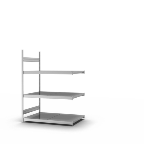 hofe Rayonnage grande largeur avec tablettes en acier