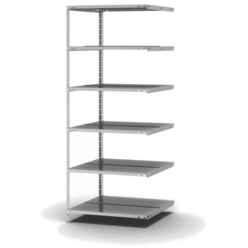 hofe Porte-fichiers à visser Champ de saisie à utiliser des deux côtés, 6 tablettes, avec revêtement en zinc anti-corrosion